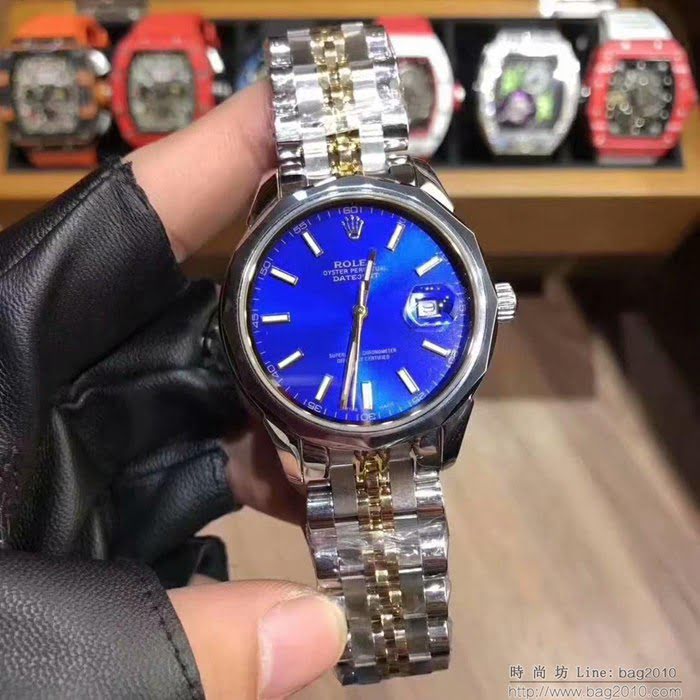 ROLEX勞力士 最新款式 經典傳奇 進口西鐵城 全自動機械機芯 精品 男士腕表  wssb4796